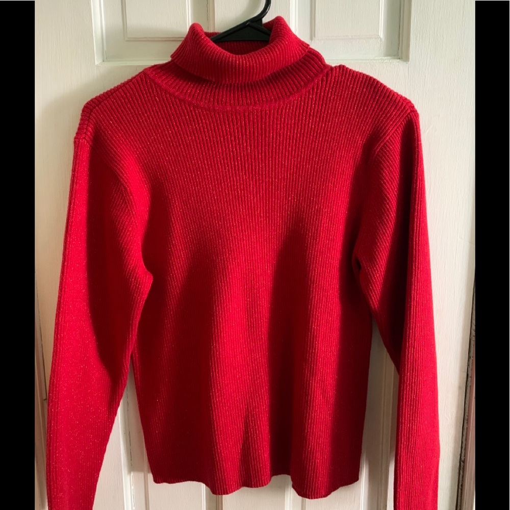 Liz Clairborne Sparkle red Sweater